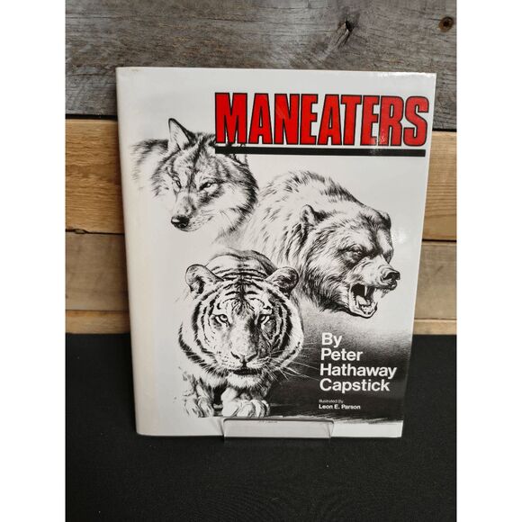 Maneaters by Peter Hathaway Capstick HARDCOVER Safari Press ISBN # 9781571571175 - Picture 1 of 2